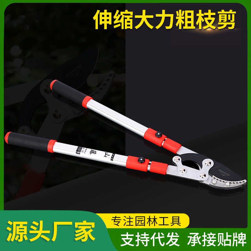厂家供应伸缩粗枝大剪刀 SK-5大力剪枝粗枝剪 园艺花剪园林工具