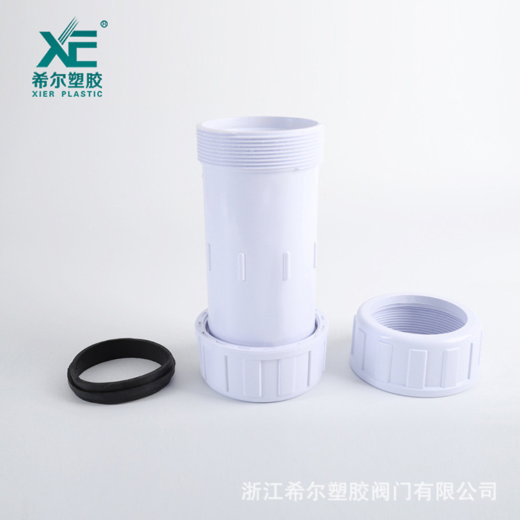 希尔厂家直销多规格pvc快速接头 给水管件价优90