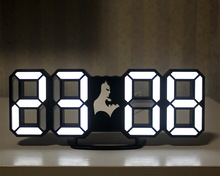 跨镜电子闹钟 DC超级英雄蝙蝠侠3DLED立体数字钟 墙面立体挂钟表