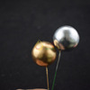 Golden decorations, big ball, accessory, gold and silver, internet celebrity