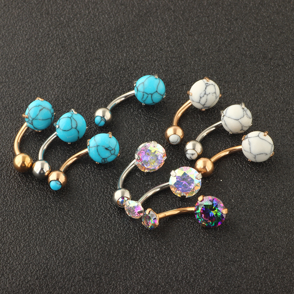 Labret piercing jewelry detail image