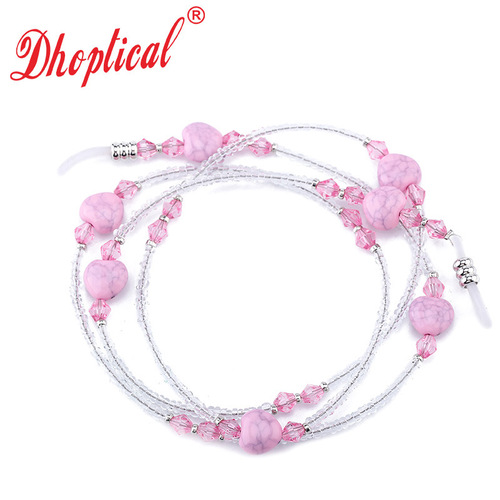 Heart-shaped glasses chain, Internet celebrity retro glasses lanyard, anti-slip chain European and American glasses strap B063