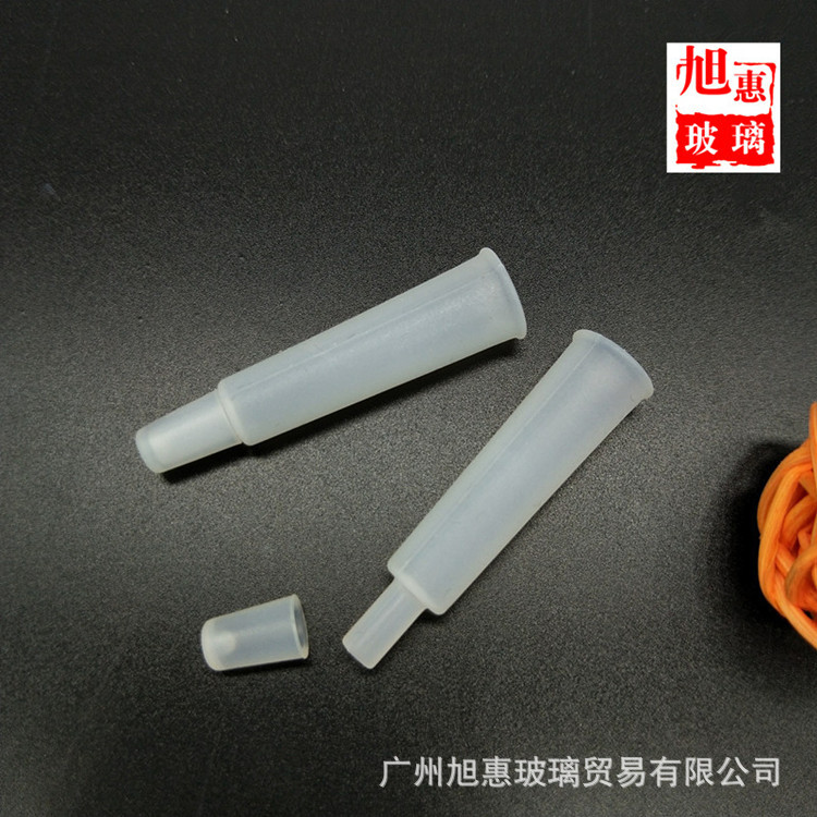 1ml de silicona suave cubierta de la gota pequeña tapa de la gota de la ampolla de ácido hialurónico líquido tapa de la gota anti-arañazos aplicar Punta de goteo