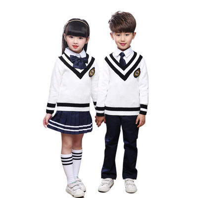 幼儿园园服男女童装春秋冬季韩版学院风日系校服制服中小学生班服|ms