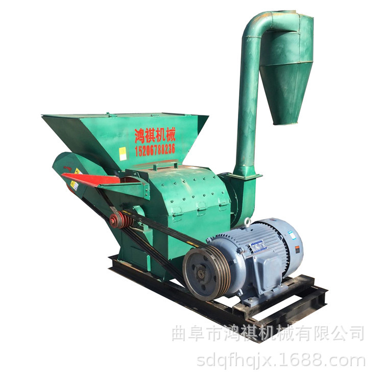 德阳干湿秸秆粉碎机 鸿祺机械养殖饲料草粉机  锤片式秸秆粉碎机