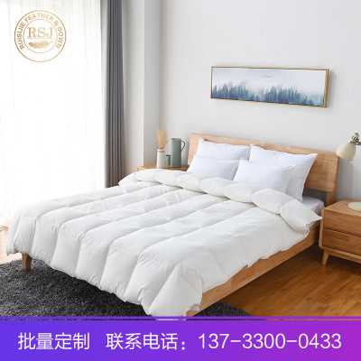 customized Duvet core Down Pillow Feather mattress High-end The bed Supplies Four piece suit contact customer service