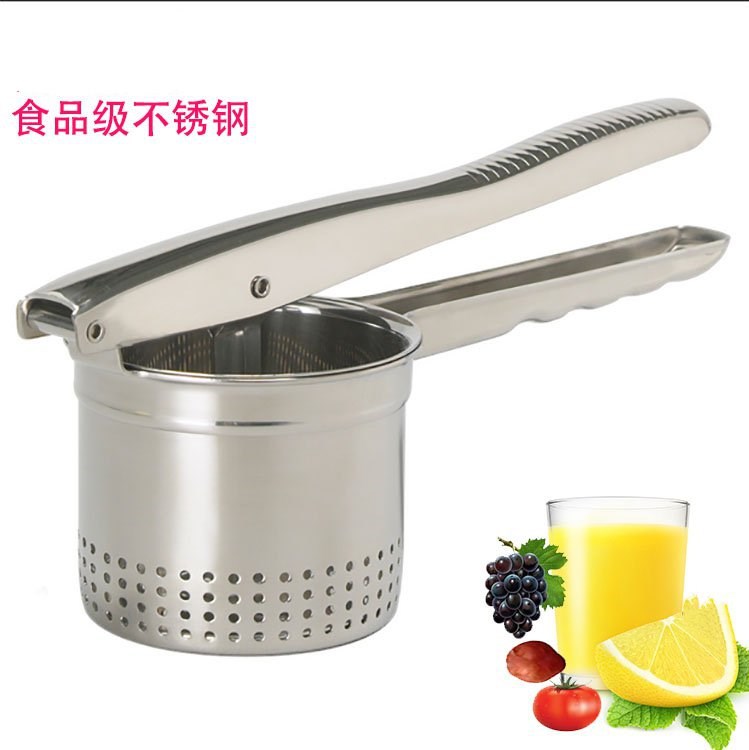 Stainless steel Hand pressure Juicer Manual Sugar cane fruit juice household fruit Orange Squeezer