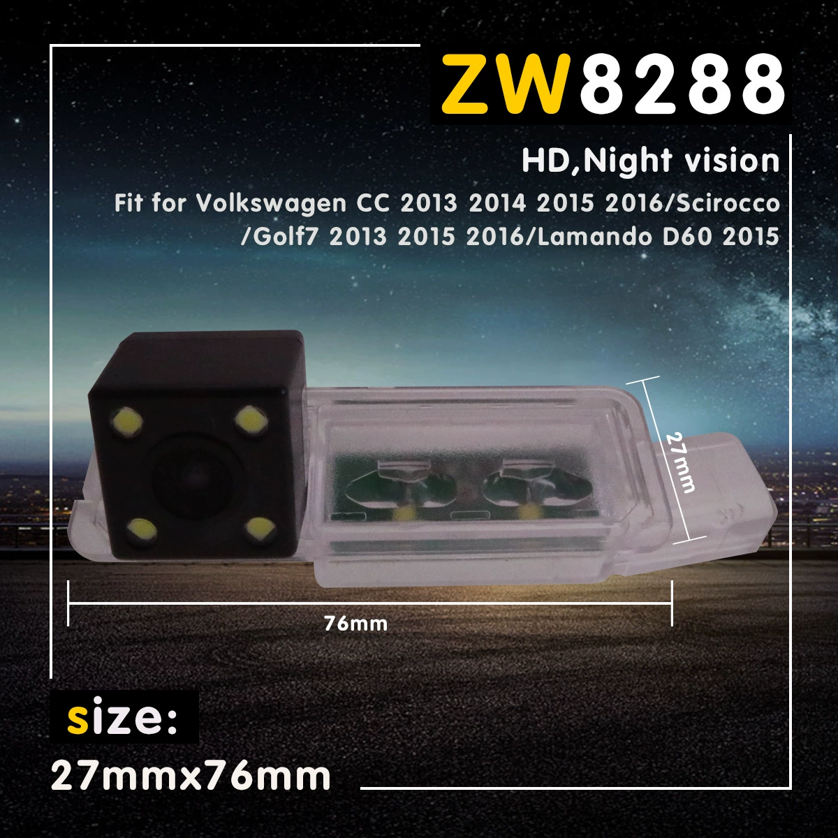 Применимо к Volkswagen/Shangku/Magotan/камере заднего вида Автомобильная HD-камера заднего вида