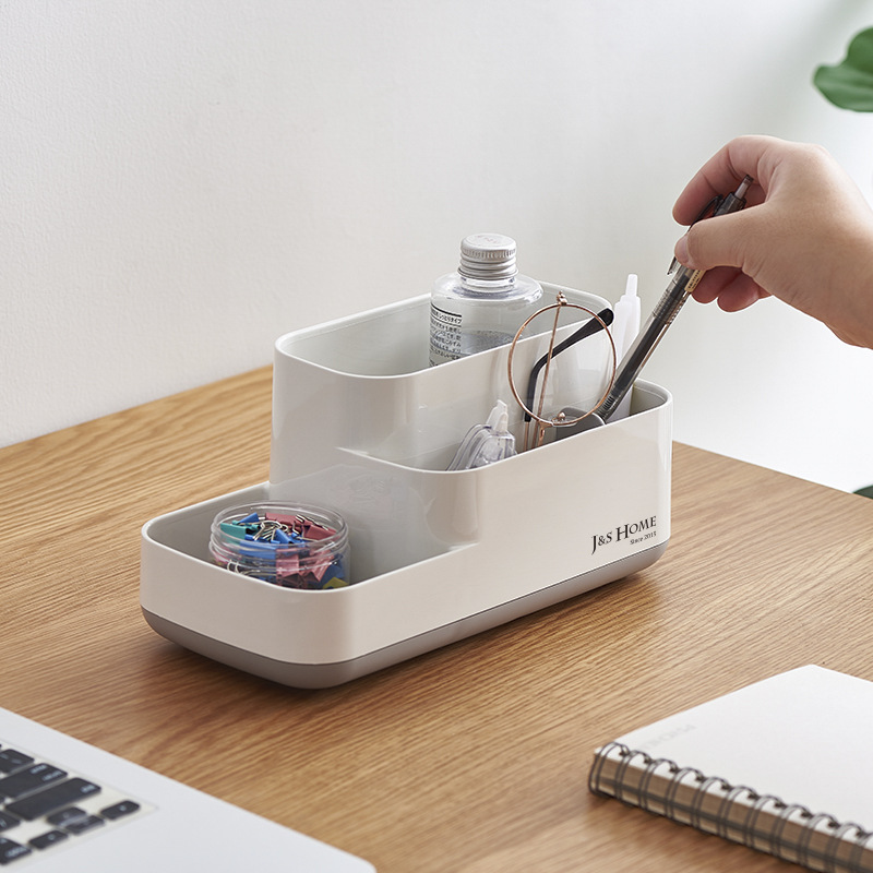 Estante de almacenamiento de cosméticos multifuncional en stock sala de estar mesa de café caja de almacenamiento de control remoto de estilo europeo hogar simple creativo