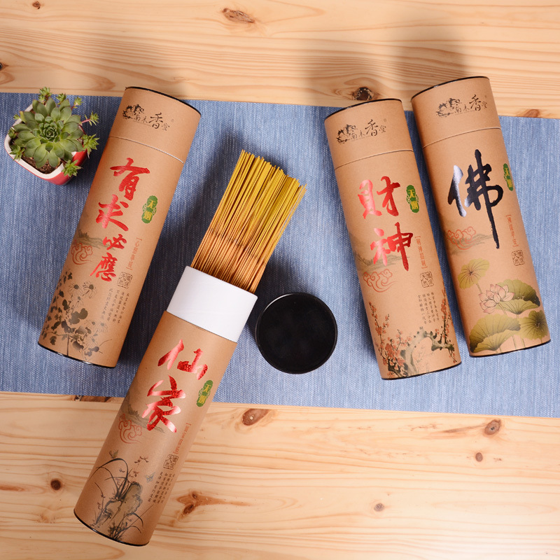 批发 佛香供香香薰 观音香 无烟金香 精制无烟竹签线香