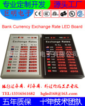 Bank Currency Exchange Rate LED Board