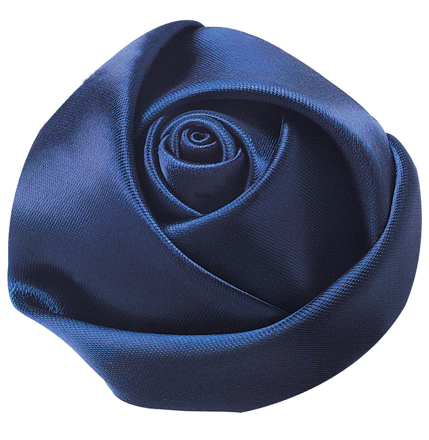 Cinta tejida a mano Rose Bud diámetro 6cm de ancho tridimensional Rosa flor accesorios DIY poliéster cinta flor brote