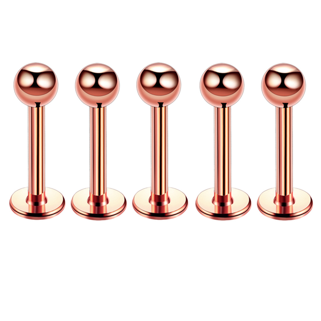 Fashion Geometric Stainless Steel Polishing Lip Stud display picture 7