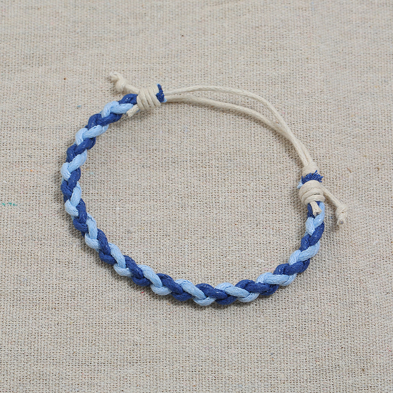 New color couple hand-woven bracelet