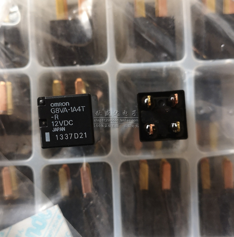 G8VA-1A4T-R 全新原装日本进口汽车保险盒V11继电器 12VDC 4脚