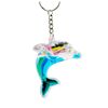 Cartoon pendant, marine keychain with zipper, Birthday gift