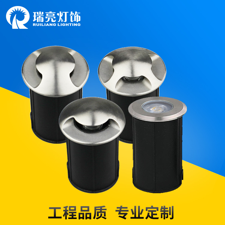 led Stainless steel Buried lights Cellular network Cover Translucency Buried lights Park Aisle lights Underwater lights