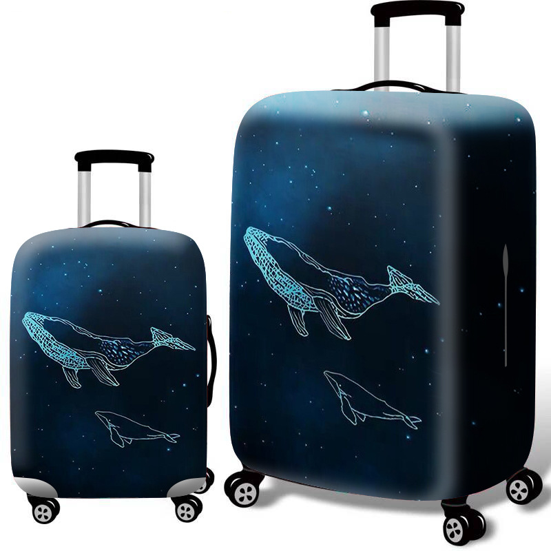 trunk suitcase smart cover Draw bar box travel dustproof Elastic bag 20/24 Inch thickening printing