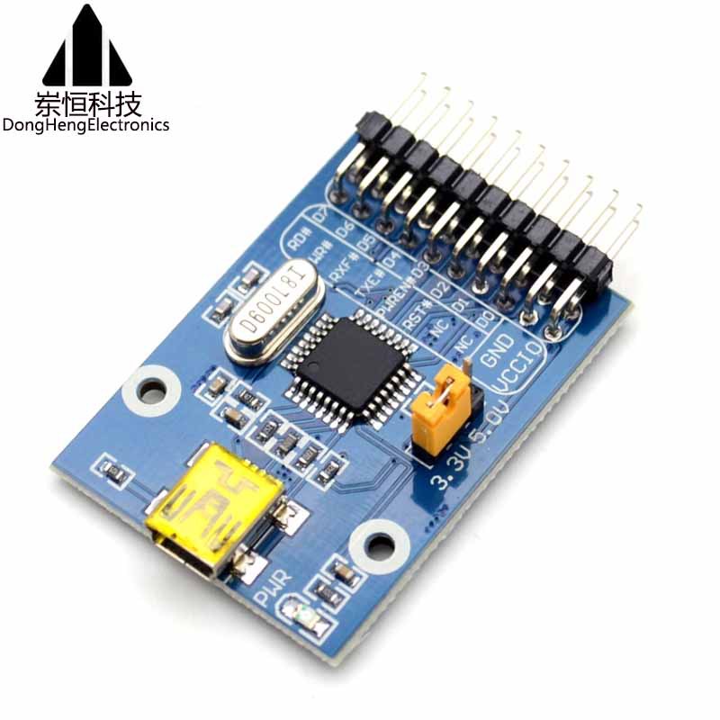 FT245模块 USB转FIFO 模块 FT245BL 通信模块 开发板 MINI 正品
