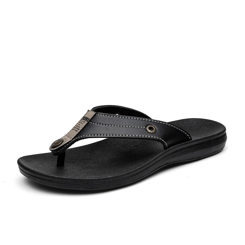 AliExpress wish2019 new pattern summer man Foreign trade Large flip flops fashion Trend leisure time Sandals wholesale