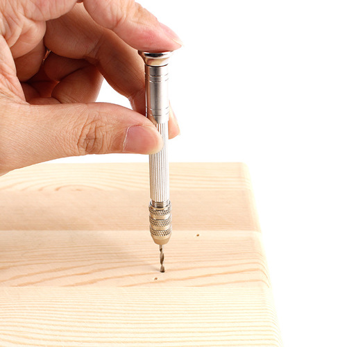 Factory direct selling drilling tools jewelry DIY trumpet hand twist drill resin crystal glue jewelry hole punch