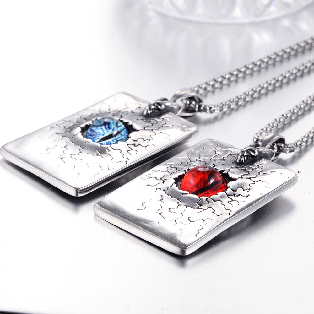 Пretro pendant stainless steel, necklace, European style