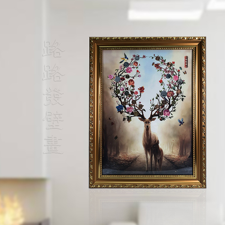 Huntoon Lulu Wealthy mural 20 Coin Collection gift mural world flowers and plants Foreign currency decorate