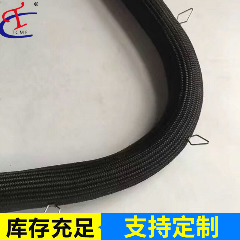 厂家供应耐高温密封专用弹性玻璃纤维绳玻璃纤维松绳炉门密封绳