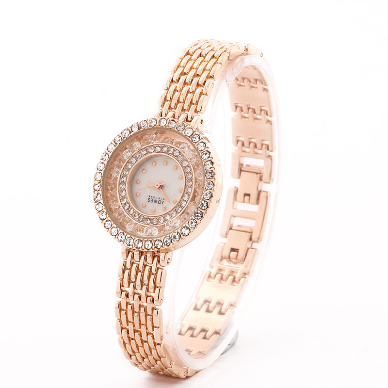 Bracelet de luxe léger pour femmes, à la mode, avec incrustation, boule de diamant complète, sable qui coule, eau et anglais, rapport qualité-prix_voghion.com