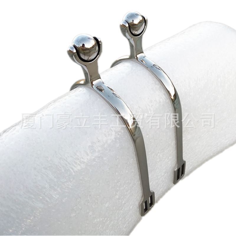 Spot Stainless Steel Horse Thorn Equestrian Supplies Knight Equipment British Horse Thorn with Ball Horse Thorn Cross-Border Supply