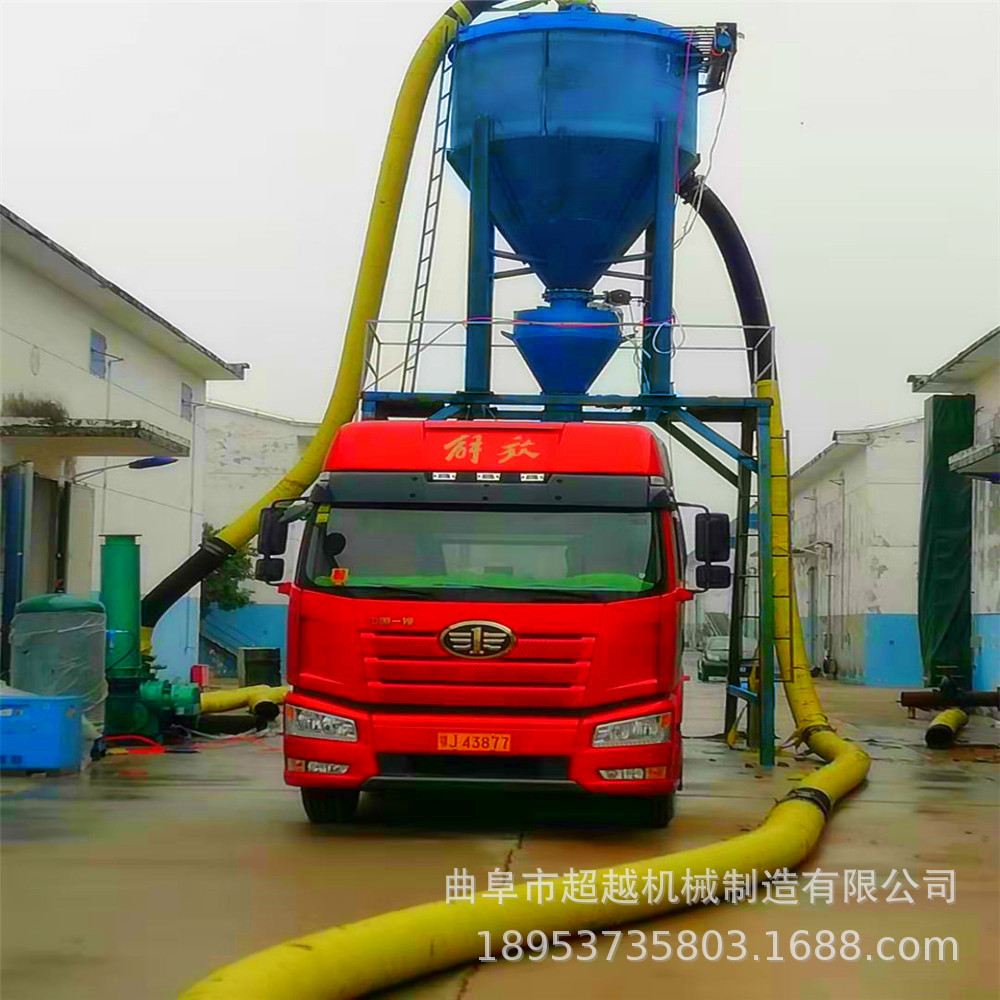 平凉粉煤灰装车气力输送机 水泥粉平库吸灰机 粉料输送机