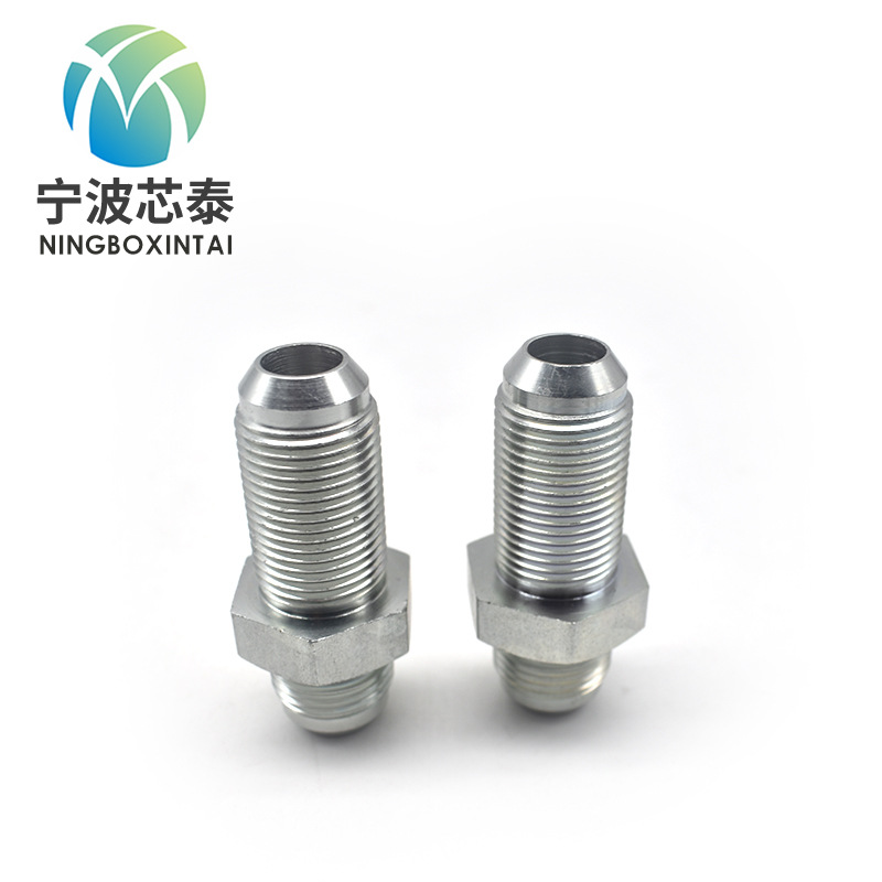 江浙沪 过渡接头 液压接头硬管路连接碳钢直通卡套液压接头定制