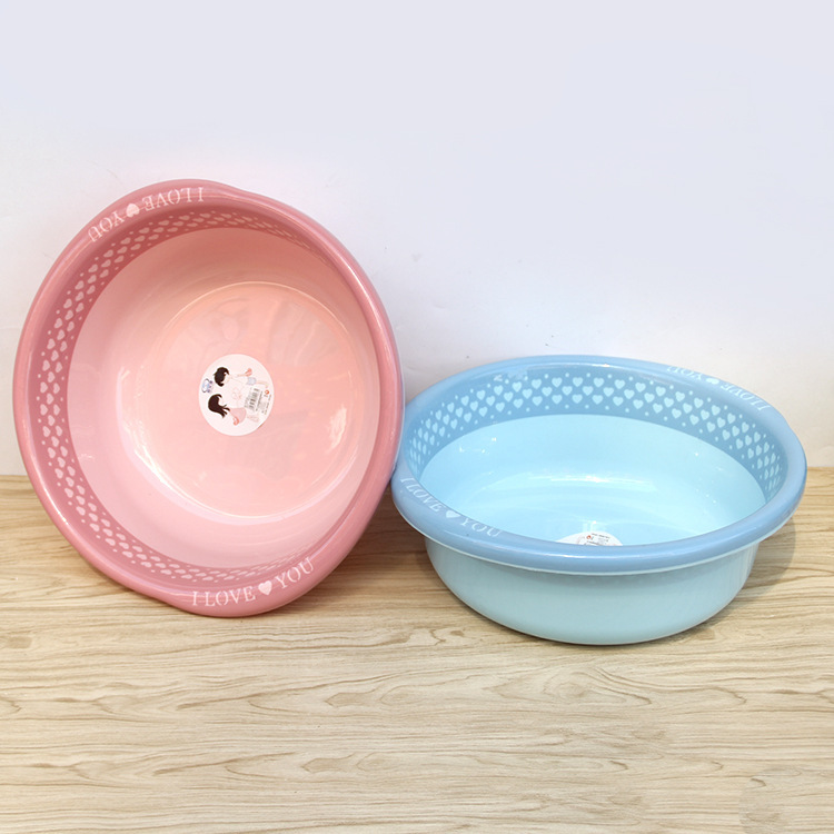 Big plastic washbasin for laundry for students for home use