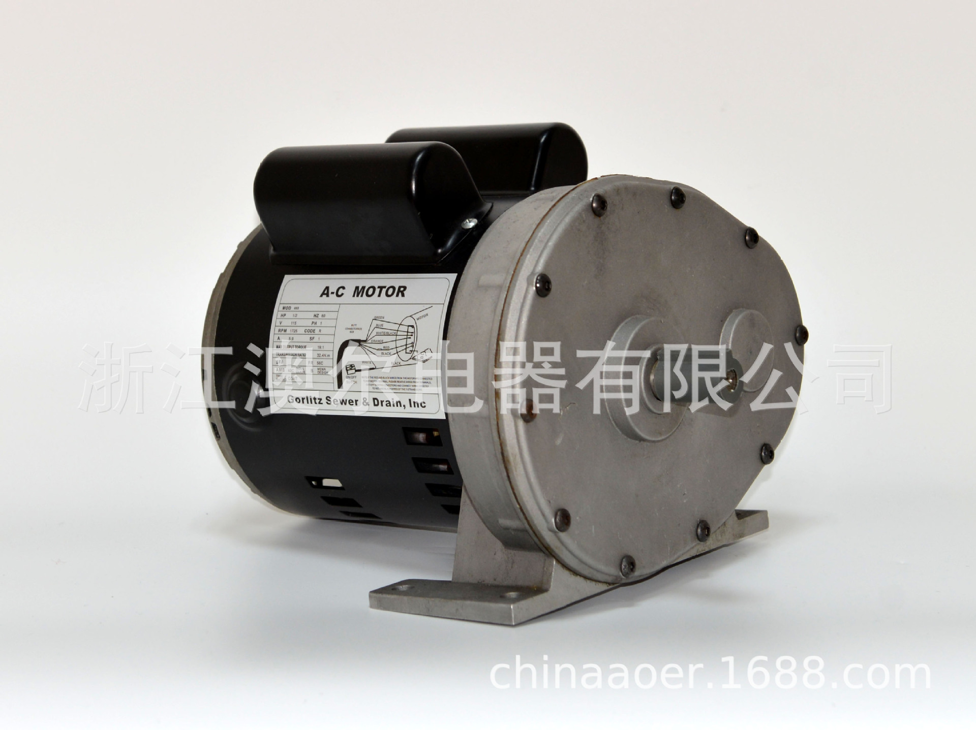 供应排水机用减速电动机