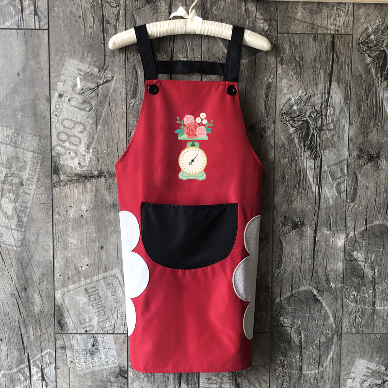 Estilo coreano delantal sin mangas Halter impermeable artista floral jardinería pet shop barista moda ropa de trabajo logotipo personalizado