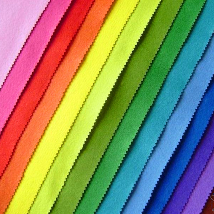 供应彩色化纤针刺涤纶毛毡 墙面装饰diy彩色毛毡布无纺布彩色毛毡