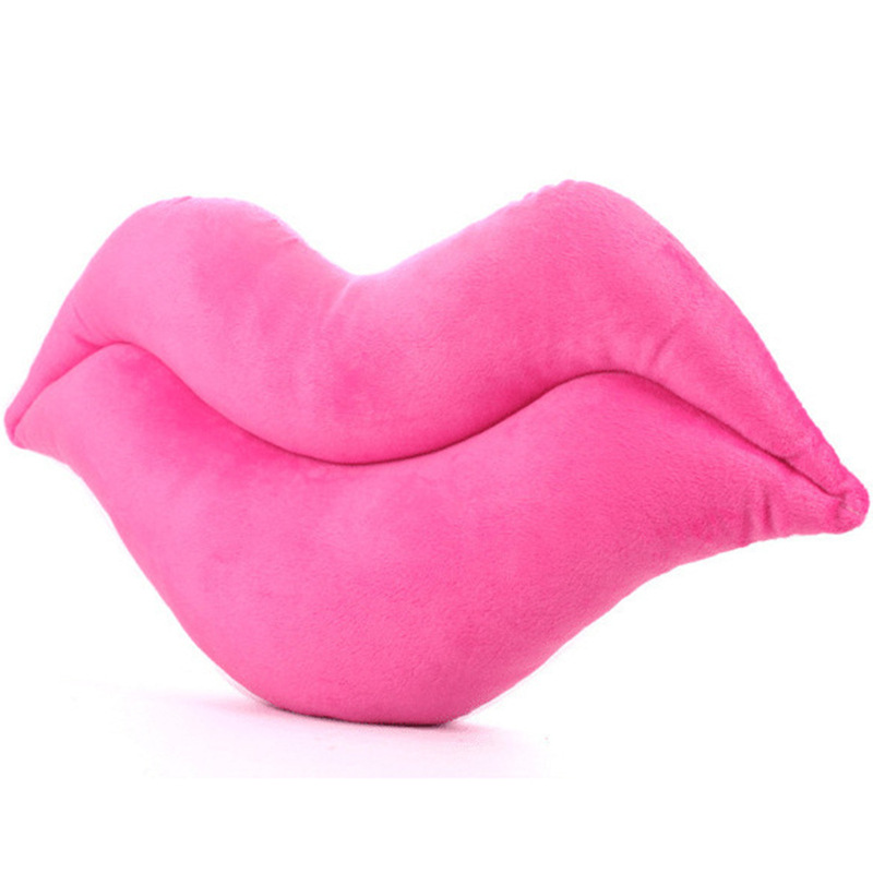 350g Weight throw pillow Home Textiles & Decor Type Cute Sexy Lips PP Cotton Throw Pillow