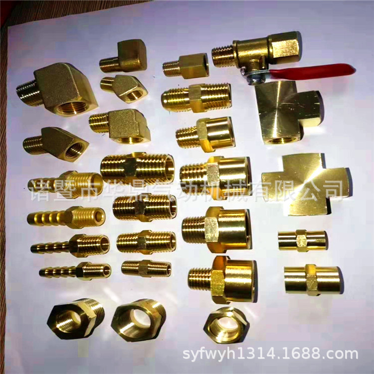 美国市场NPT铜接头 欧美标准非标加工定制铜接头 各式加厚铜接头