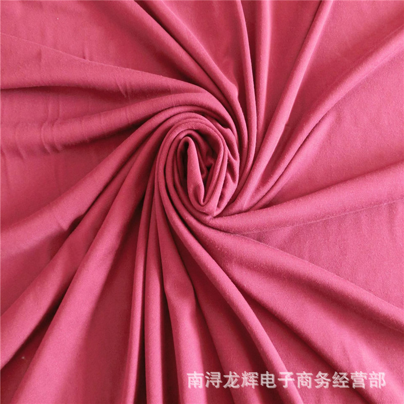 厂家直销32S T恤棉氨纶汗布 纯棉拉架针织面料 莱卡精棉拉架面料|ms