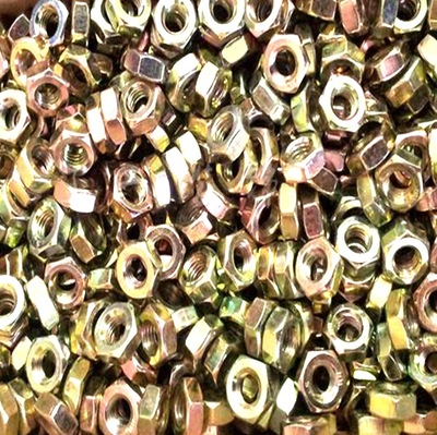 厂家8mm国标金色螺母金色高档螺帽集成吊顶紧固件国标6mm彩锌