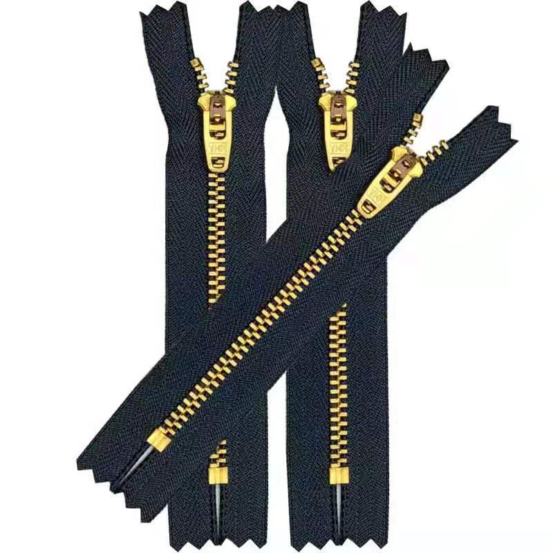 YKK 3号金属拉链 金铜 牛仔裤 裤子 工作服拉链 拉链厂家 YKK正品