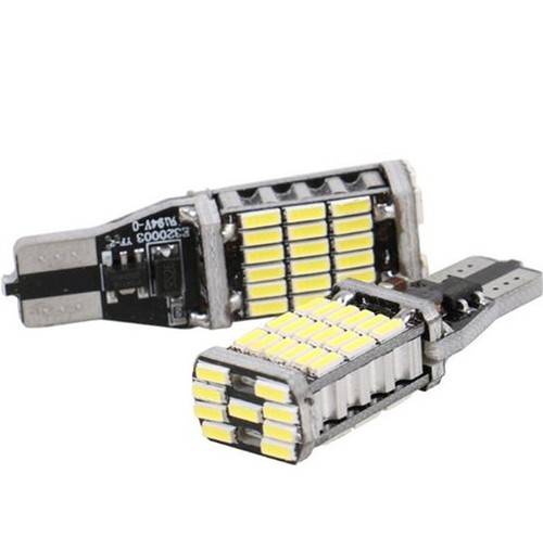 T15 45SMD 解码高亮 汽车LED改装倒车灯 T15 4014 45SMD W16W