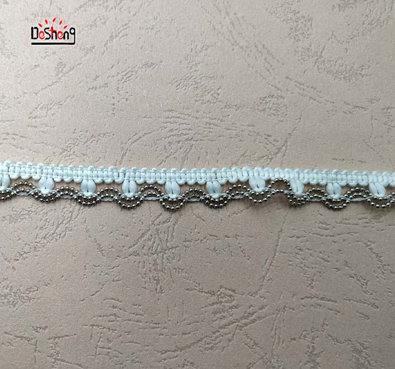 흰색 가장자리 실버 체인 * 1.5cm
