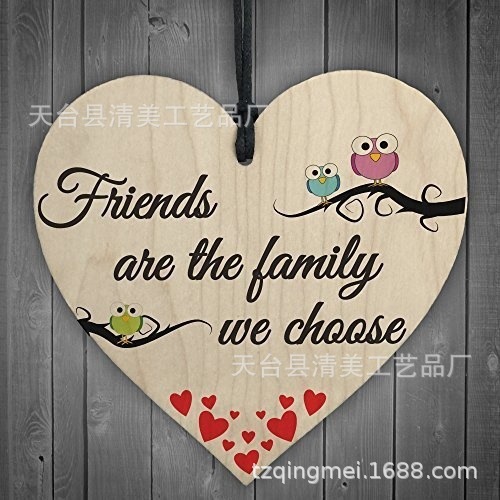 40 estilos 100mm amor madera chip colgante DIY madera colgante 1 paquete