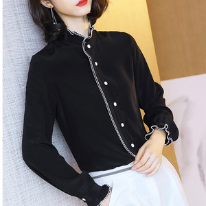 Silk Shirt Women New Fashion Shirt Silk Blouse  