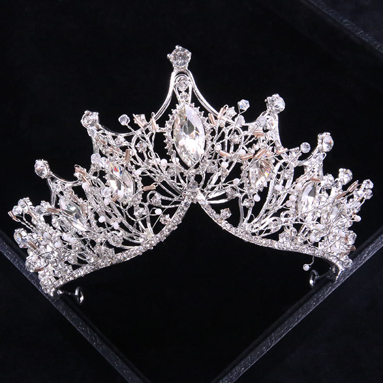 Fashion Crown Alloy Plating Rhinestones Crown display picture 3