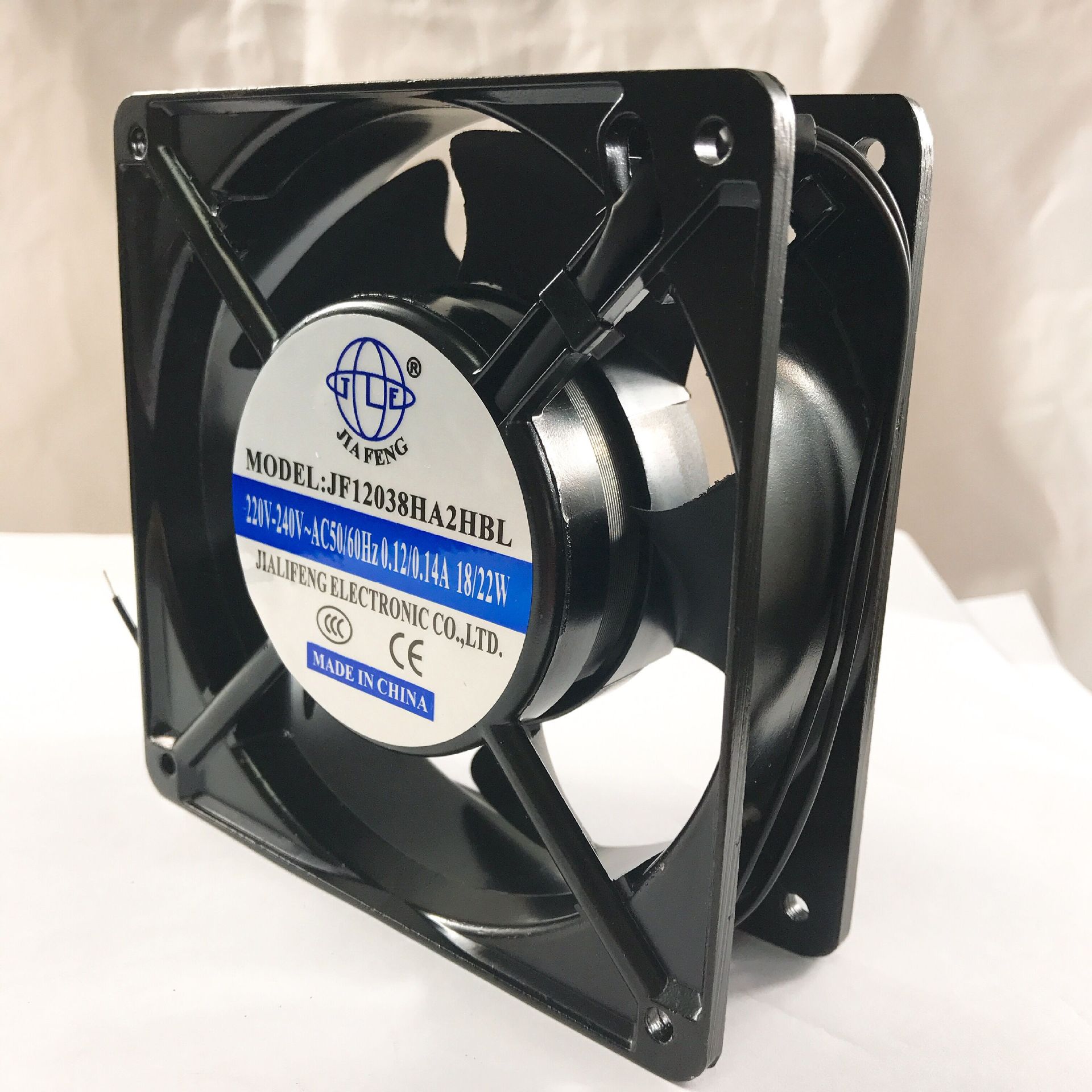 厂家直销 12038双滚珠轴承 散热风扇 交流轴流风机 110V220V380V