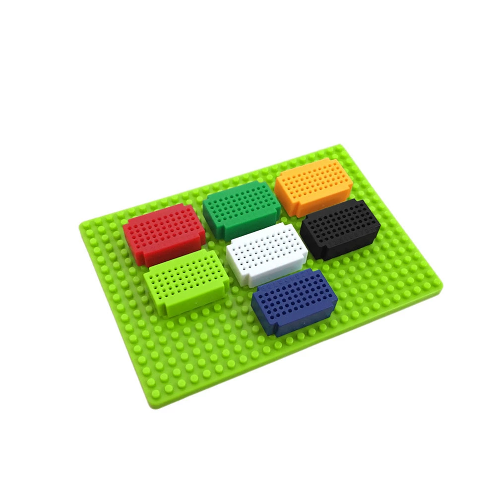 ZY-55 No-solder mini breadboard PCB circuit board w/o solder test board (seven-color set)