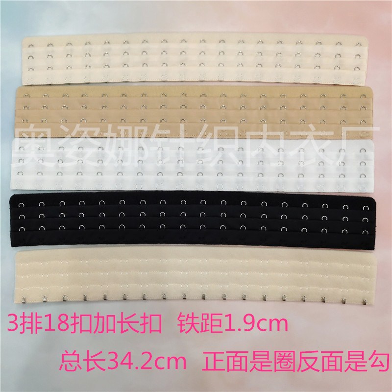 Ozina's self-produced stainless steel buckle, three rows of 18-button extension buckles, 3-row 18-button corset extension buckle,