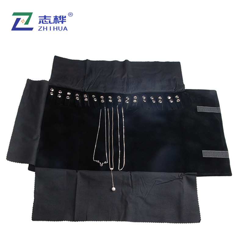 Factory direct sales of jewelry storage bags, jewelry rolls, ring rolls, stud rolls, necklace rolls, jewelry bags pic 22